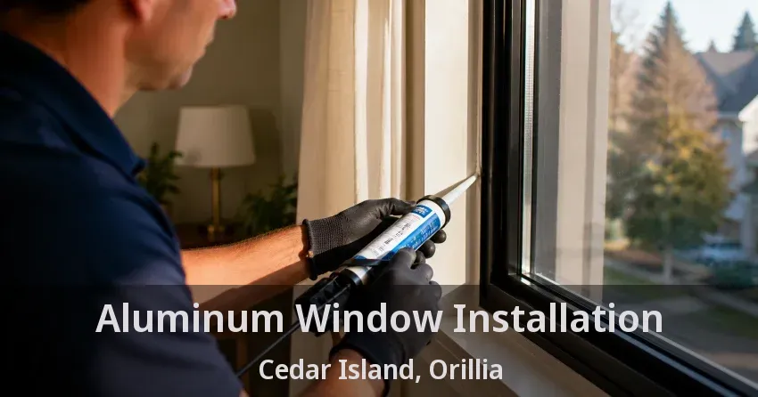 Aluminum Window Installation Cedar Island, Orillia - ON