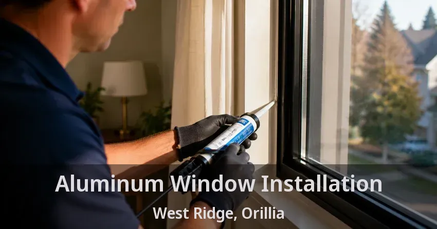 Aluminum Window Installation West Ridge, Orillia - ON