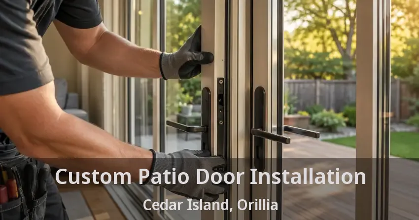 Custom Patio Door Installation Cedar Island, Orillia - ON