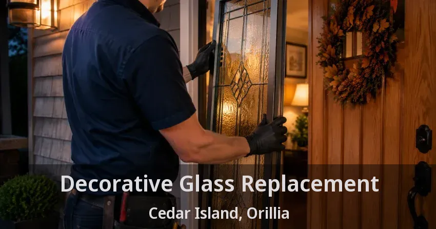 Decorative Glass Replacement Cedar Island, Orillia - ON