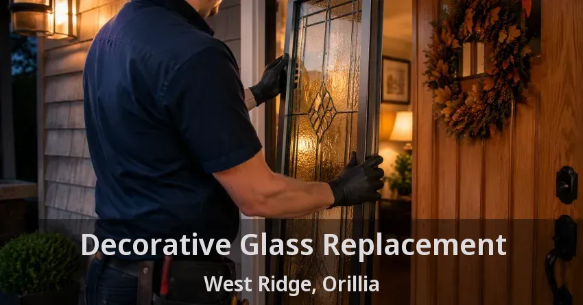 Decorative Glass Replacement West Ridge, Orillia - ON