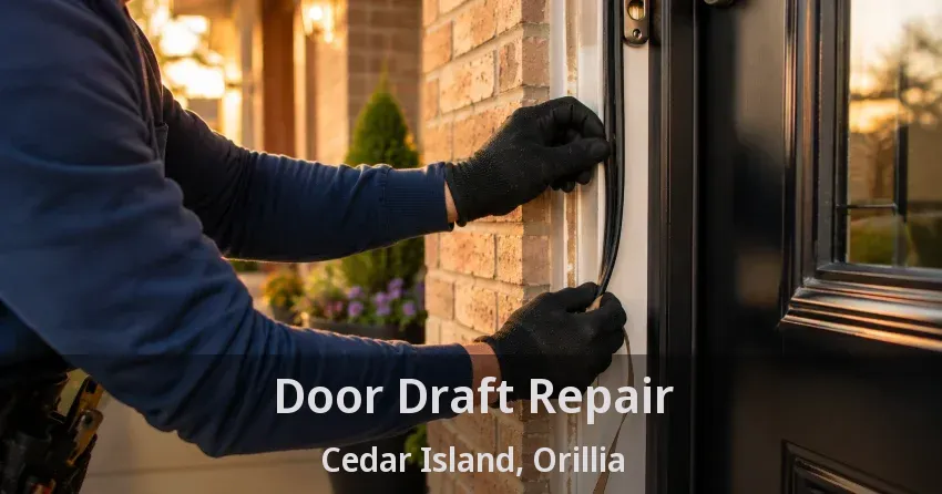 Door Draft Repair Cedar Island, Orillia - ON