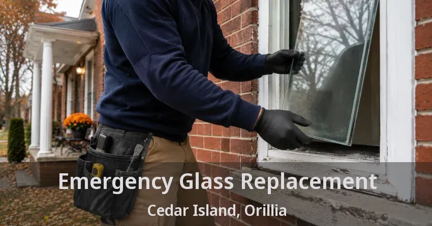 Emergency Glass Replacement Cedar Island, Orillia - ON
