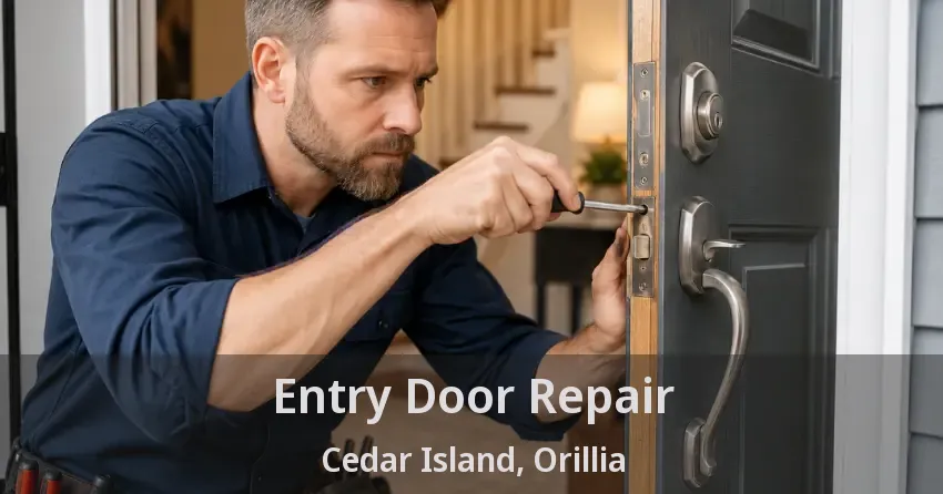 Entry Door Repair Cedar Island, Orillia - ON