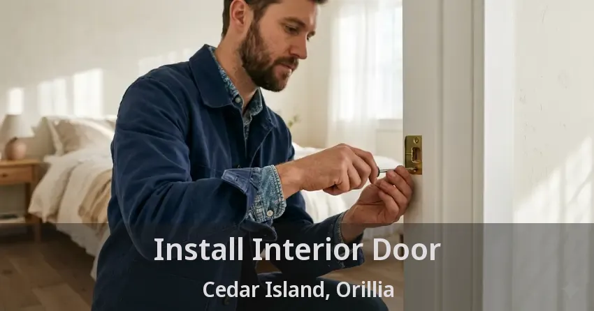 Install Interior Door Cedar Island, Orillia - ON