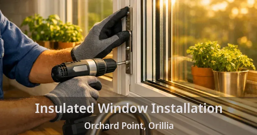 Insulated Window Installation Orchard Point, Orillia - ON