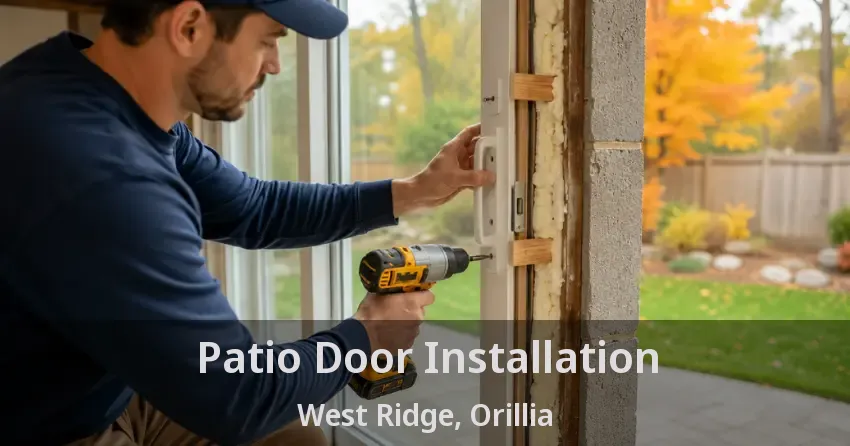 Patio Door Installation West Ridge, Orillia - ON