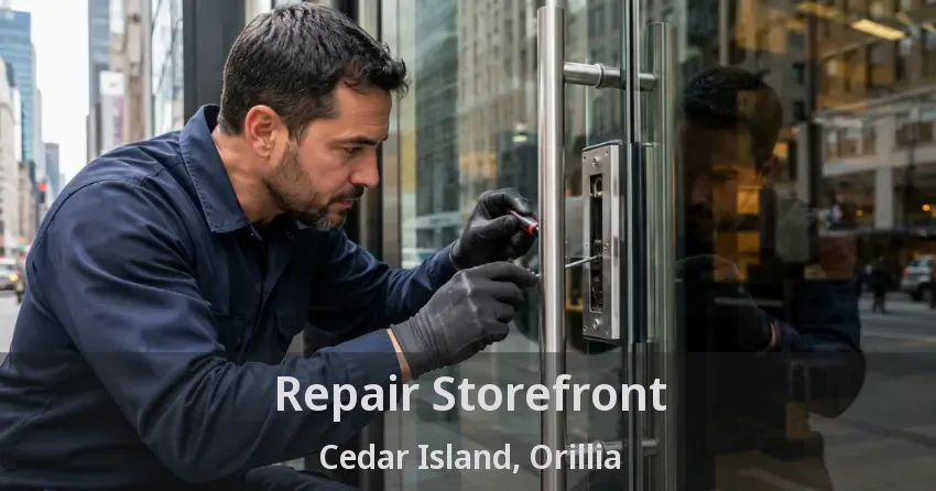 Repair Storefront Cedar Island, Orillia - ON