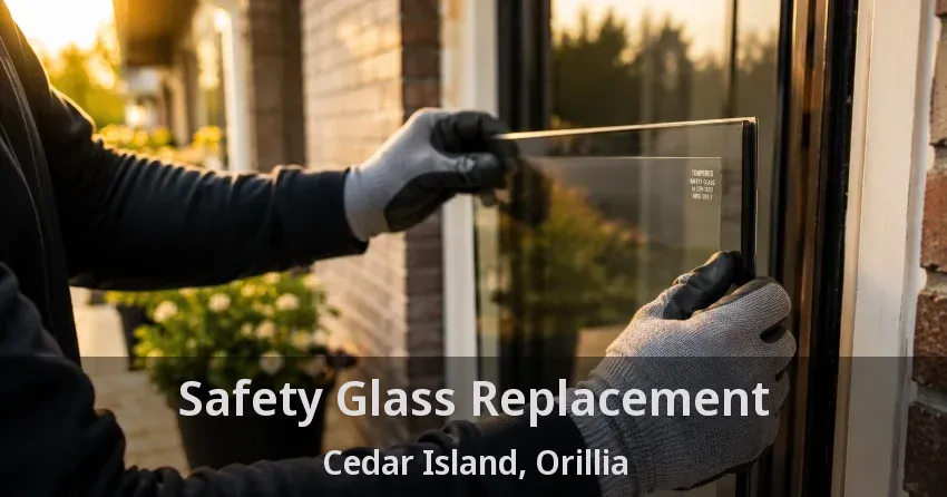 Safety Glass Replacement Cedar Island, Orillia - ON