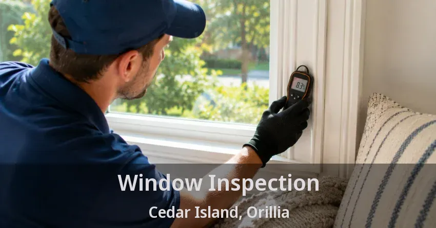 Window Inspection Cedar Island, Orillia - ON